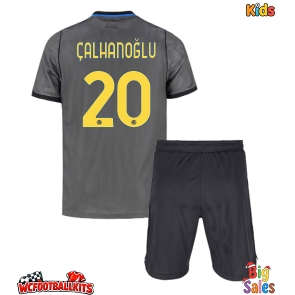 Inter Milan Hakan Calhanoglu #20 Replica Third Stadium Kit for Kids 2026-27 Short Sleeve (+ pants)
